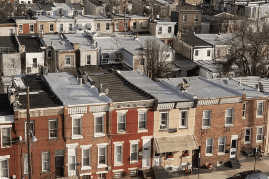 City rowhouses